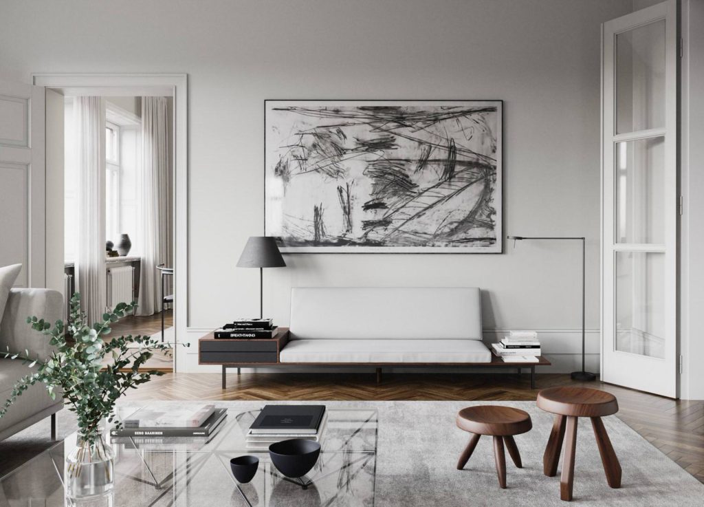 scandinavian interior photorealistic render liljencrantz